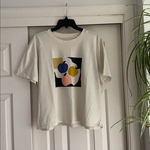 Madewell Apple Picking Graphic Easy Crop Tee